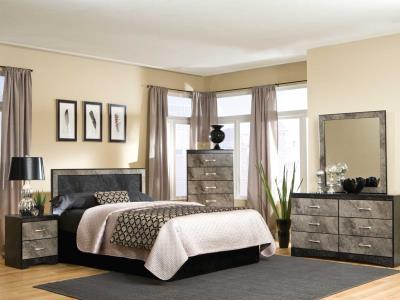 KITH Memphis 5 Drawer Chest Black Stone