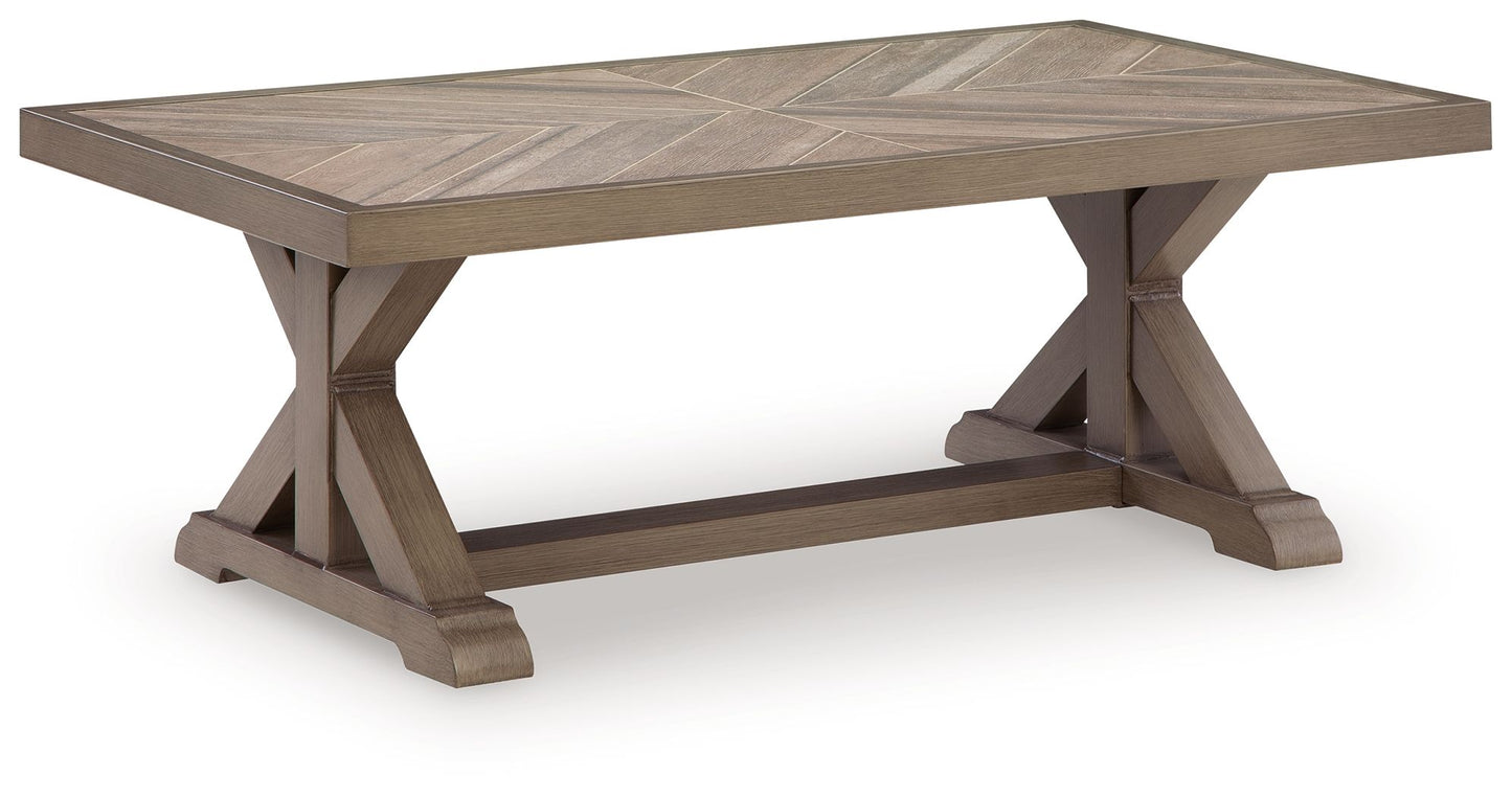 Laguna Heights - Rectangular Cocktail Table - Beige